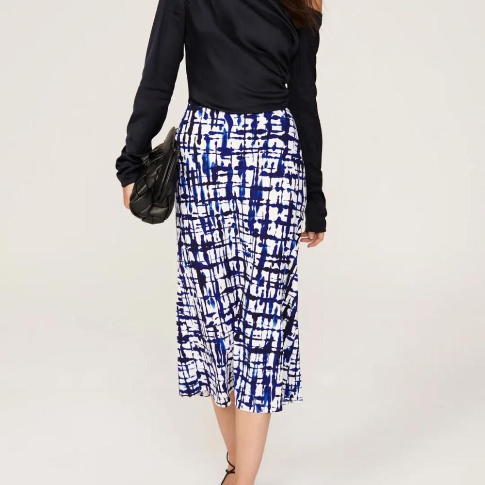 Jason Wu Blue and White Slip Skirt